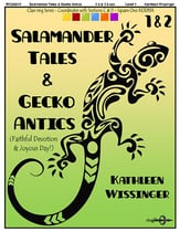 Salamander Tales and Gecko Antics Handbell sheet music cover